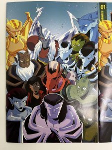 GARGOYLES #1 1:25 VIRGIN KAMBADAIS + 1:10 COLOR SET DYNAMITE IN-HAND PROSHIPPER