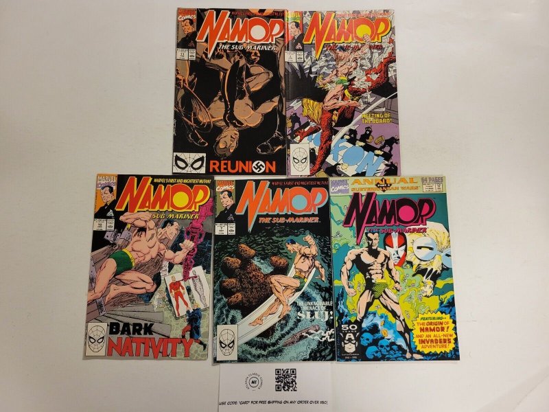 5 Namor Marvel Comic Books #3 7 10 11 1 Annual 88 TJ28