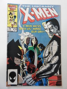 The Uncanny X-Men #210 (1986) VG Condition bug chew bc
