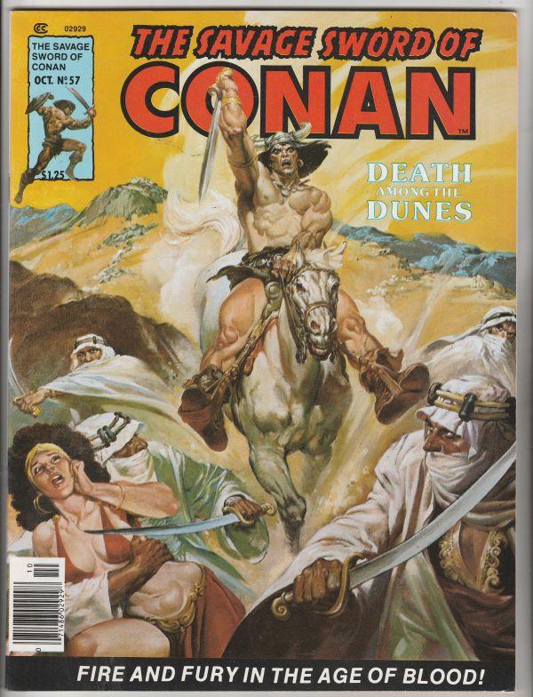 Savage Sword of Conan #57 (Oct-80) NM+ Super-High-Grade Conan