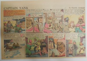 (52) Captain Yank Sundays by Frank Tinsley 1943 11 x 15 inches Complete Year !