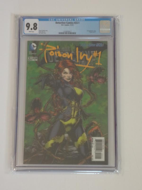 Detective Comics #23.1 (New 52) CGC 9.8; 3D lenticular cover--Poison Ivy #1!