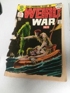 Weird War Tales #3 dc comics 1972 bronze age horror joe kubert art swamp monster