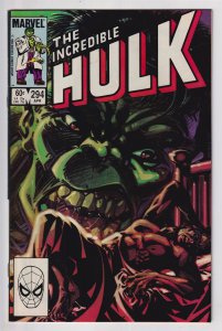 The Incredible Hulk #294 (1984) Hulk