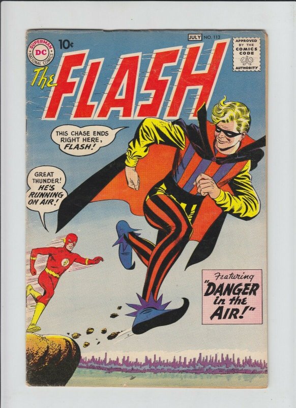 Flash, The (1st Series) #113 VG; DC | 1st Appearance and origin of Trickster