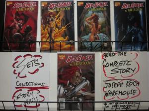 RED SONJA VS THULSA DOOM (2006 DYNAMITE) 1A,1B,2A-4A COMICS BOOK