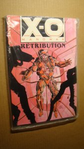 X-O MANOWAR RETRIBUTION 1 NM/MT 9.8 FACTORY SEALED* VALIANT COMICS TRADE PB 