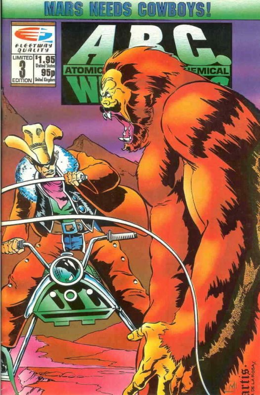 A.B.C. Warriors #3 FN; Fleetway Quality | save on shipping - details inside