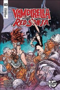Vampirella / Red Sonja 3-C Daniel Warren Johnson Cover VF