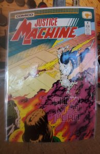 Justice Machine #4 Newsstand Edition (1987)