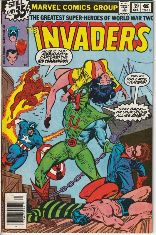 The Invaders #39 Marvel Comics NM