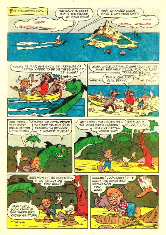 BEANY AND CECIL 4 Color #530 (Jan1954) 2.5 GD+  36 Pgs of Jack Bradbury Art!