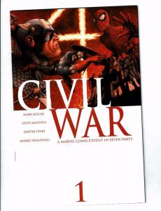 CIVIL WAR Complete Marvel Comics Ltd Ser # 1 2 3 4 5 6 7 VF/NM 1st Prints J121