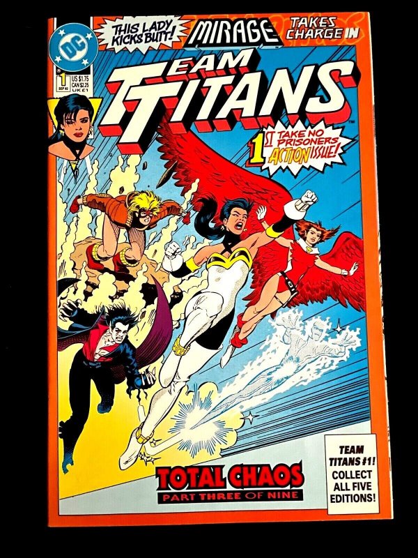 Team Titans #1B 1992 - VERY HIGH GRADE