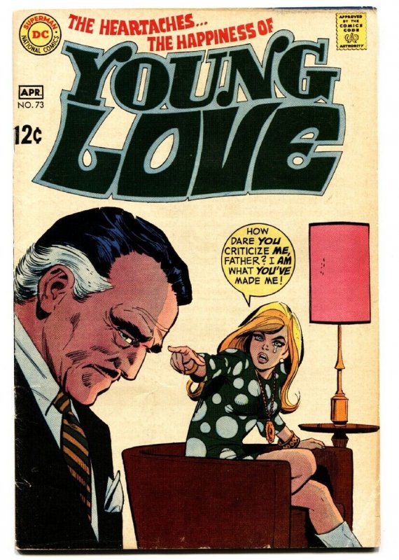 YOUNG LOVE #73 comic book 1969-DC ROMANCE FN 