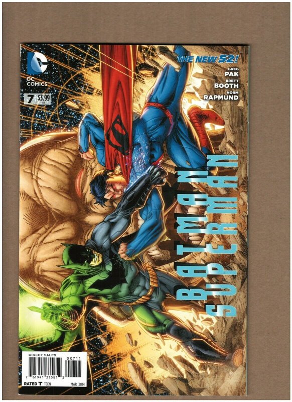 Batman/Superman #76 DC Comics 2014 vs. Mongul New 52 Greg Pak NM- 9.2