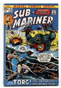 Sub-Mariner #55  1973 - Marvel  -VG - Comic Book