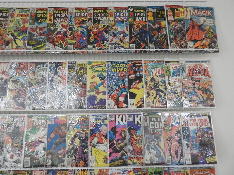 Huge Lot of 130+ Comics W/ X-Men, Marvel Team-Up, Captain America Avg. FN/VF