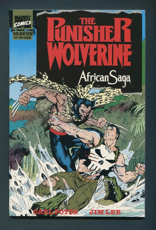 Punisher/Wolverine African Saga  TPB  / 9.8 NM-MT  1st Print  1989