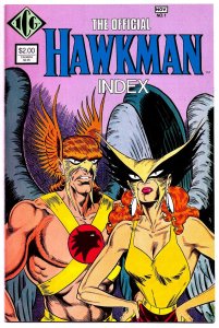 The OFFICIAL HAWKMAN INDEX #1 & #2 (1986) 8.0 VF Definitive Bibliography 1961-87