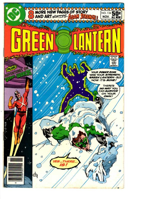 5 Green Lantern DC Comic Books # 133 134 135 137 138 Adam Strange Eclipso BH11