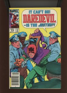 (1985) Daredevil #218: COPPER AGE! NEWSSTAND! (6.5)