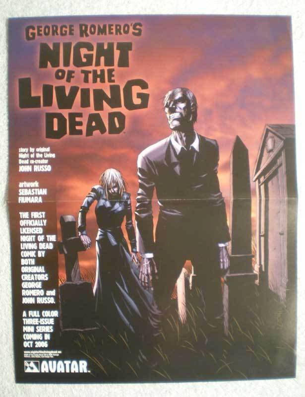 GEORGE ROMERO, NIGHT OF THE LIVING DEAD Promo Poster, more in our store