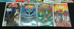 NEW TEEN TITANS 9PC LOT (VF) GEORGE PEREZ!! 1982-86 