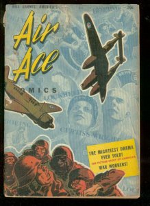 BILL BARNES AMERICA'S AIR ACE #12-1943-JOHN WAYNE-PULP G-