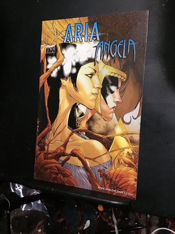 Aria/Angela heavenly creatures  #1 high-grade Spawn Dame! NM- Wow!