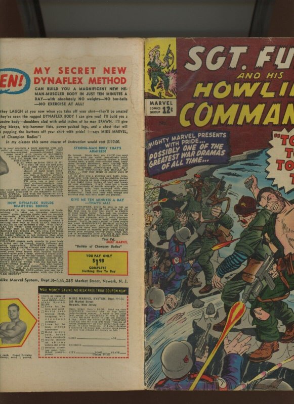 (1965) Sgt. Fury #15: SILVER AGE! TOO SMALL TO FIGHT, TOO YOUNG TO DIE! (4.0)