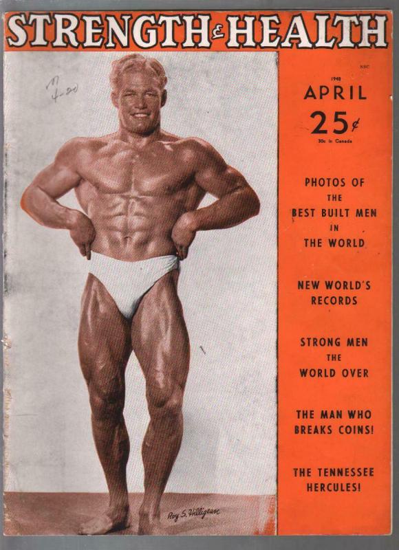 Strength and Health 9/1948--male & female body builders photos-FN