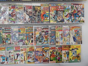Huge Lot 150+ Silver/Bronze Comics W/ Thor, Daredevil, Iron Man, +More! See desc