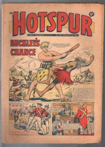 Hotspur #486 2/8/1969-D.C. Thompson-tabloid format-comic thrills-VG