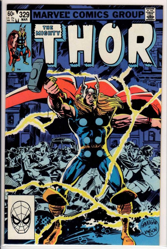 Thor #329 Direct Edition (1983) 9.2 NM-