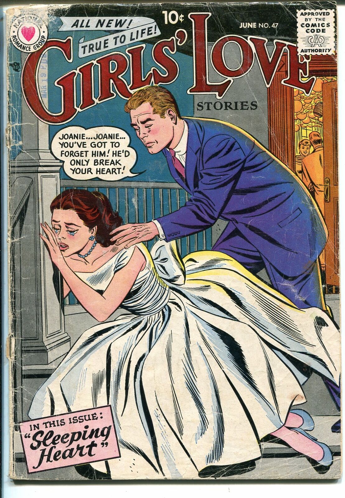Girls' Love Stories 47 1957DCromance storiesG Comic Books