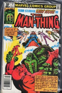 Man-Thing #11 Newsstand Edition (1981) Man-Thing