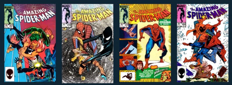 The Amazing Spider-Man #240-262 FULL RUN (1983)