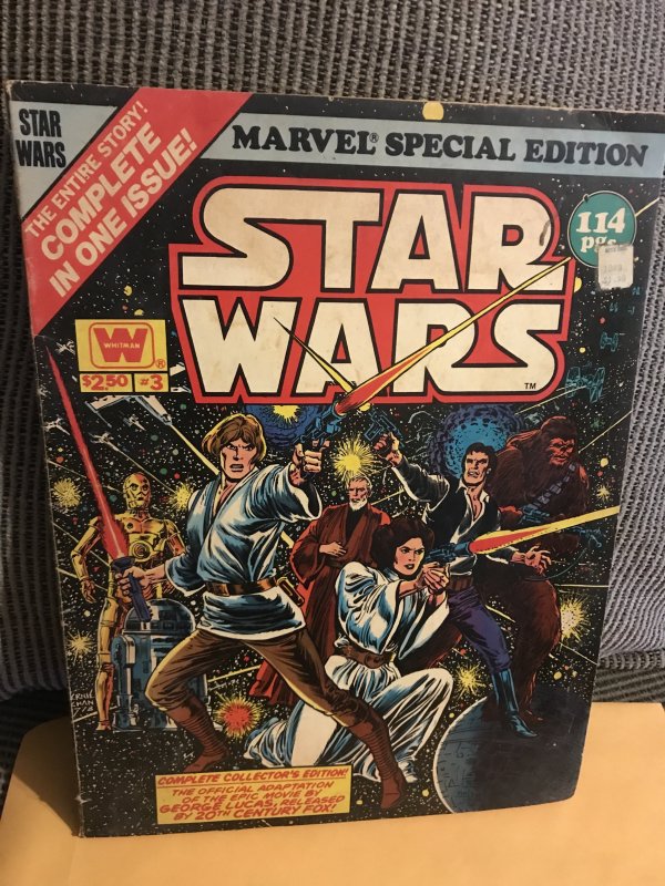 Marvel Special Edition Featuring Star Wars #3 (1978) Whitman Fn+; 1st Luke, Leia