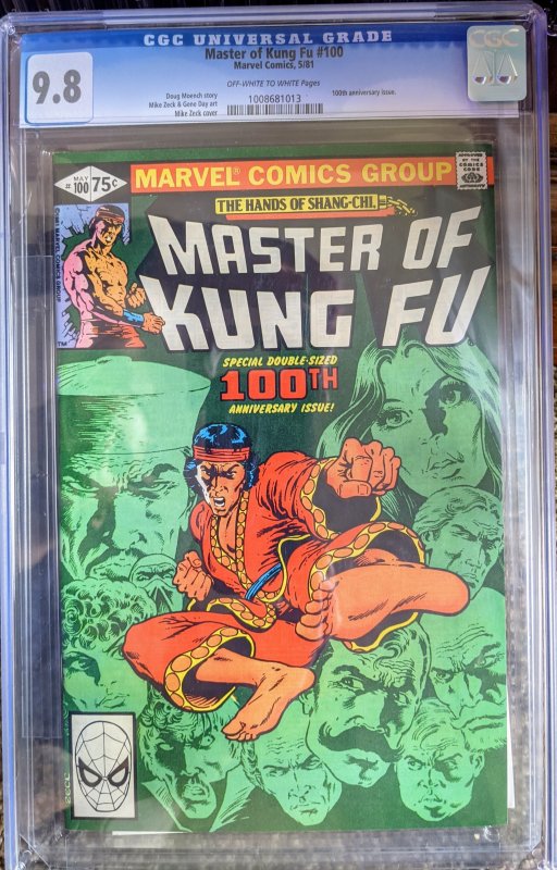 Master of Kung Fu #100 (1981) CGC 9.8