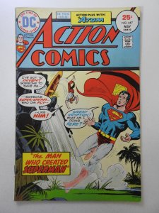 Action Comics #447  (1975) The Man Who Created Superman! VG+ Condition!