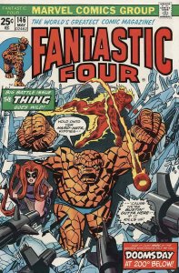 Fantastic Four (Vol. 1) #146 (with Marvel Value Stamp) VG; Marvel | low grade co 