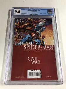 Amazing Spider-man 534 Cgc 9.8 White Pages