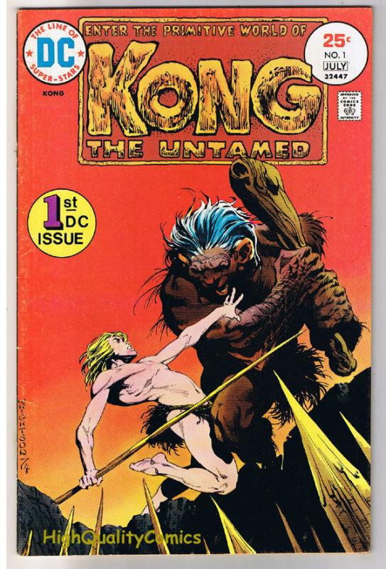 KONG the UNTAMED #1, FN, Bernie Wrightson, Alcala, 1975, more in store