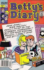 Betty's Diary #5 FN ; Archie | December 1986 Algebra