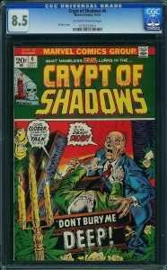 Crypt of Shadows #6 (1973) CGC 8.5 VF+