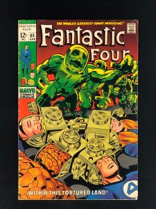 Fantastic Four #85 (1969) VG/FN Doctor Doom ...within This Tortured Land!