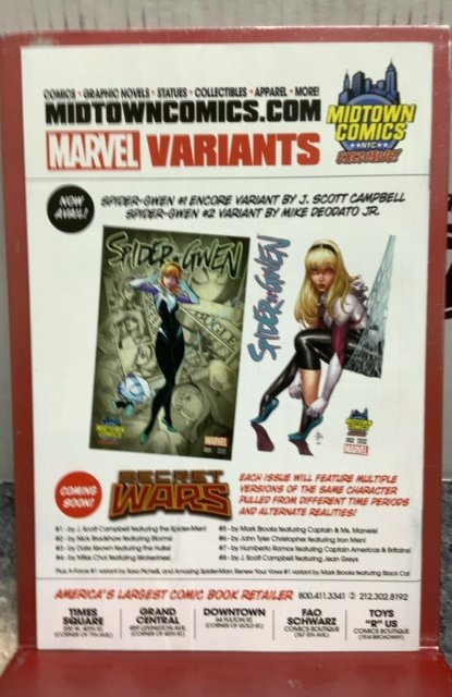 Secret Wars #2 Midtown Comics Cover (2015)