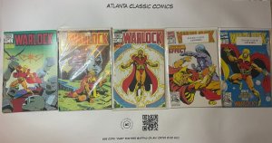 Lot Of 5 Comic Books Marvel Warlock #1 2 3 4 5 Thanos Gamora   49 SM8