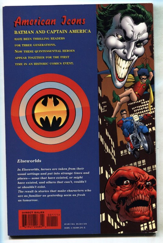 Batman and Captain America 1996 Trade Paperback DC Marvel